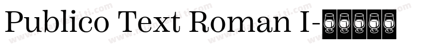 Publico Text Roman I字体转换